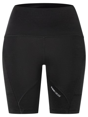 super.natural Merino Short in schwarz