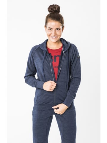 super.natural Merino Hoodie in dunkelblau