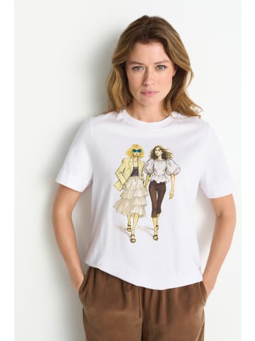 Rich & Royal Shirt in weiß mehrfarbig