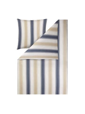 Estella Bettwäsche Mako-Satin Bio Nuno in dunkelblau