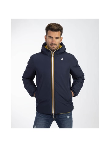 K-Way Jacke in AKZ-Blau/Gelb