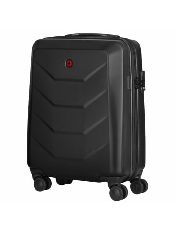 Wenger Prymo - 4-Rollen-Kabinentrolley 55 cm erw. (black) in schwarz