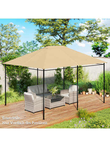Outsunny Pavillondach 397L x 297B cm Khaki