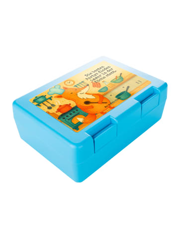 Mr. & Mrs. Panda Aufbewahrungsbox Fuchs Koch Design mit Spruch in Weiß