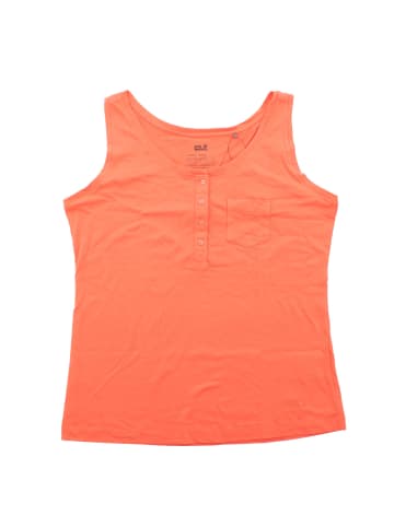 Jack Wolfskin Shirt Essential Top Tank in Rot M