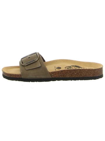 Plakton Pantoletten in khaki