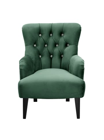 58 aufm Kessel SESSEL Kayley Samtvelours grün