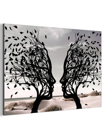 OnlyWow Metallbild Gesichtsbaum