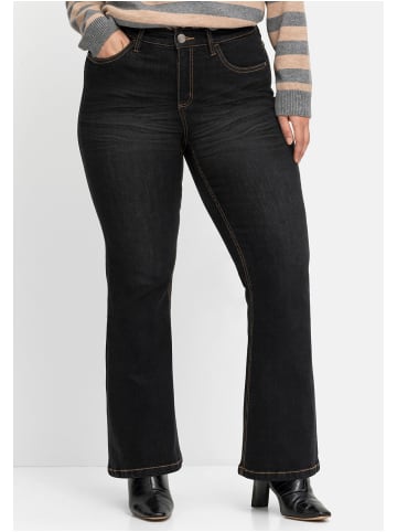 sheego Jeans in black Denim