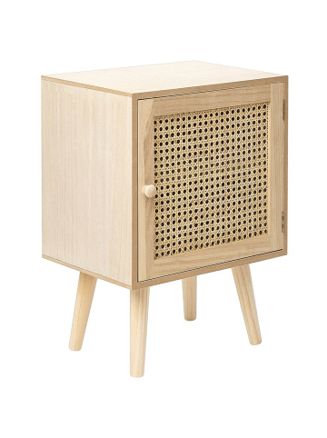 Beliani Nachttisch ALMO in Braun - (W) 38 x (H) 56 x (L) 30 cm
