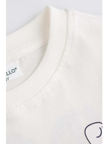 Coccodrillo T-Shirt mit kurzem Ärmel in ecru