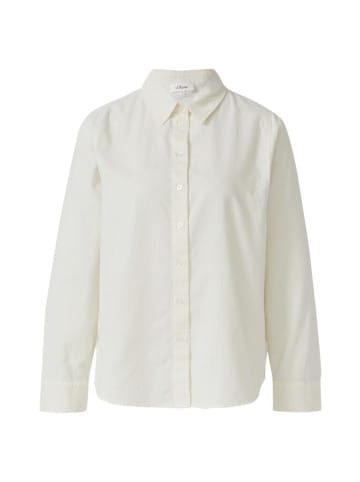 S.OLIVER RED LABEL Langarmbluse in creme