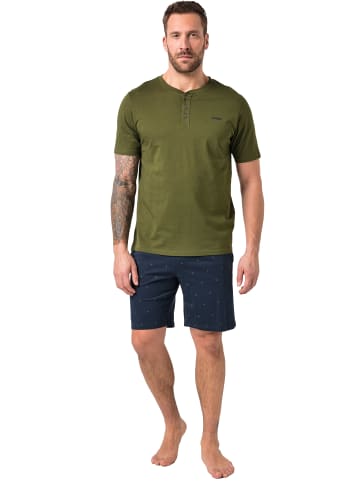 JP1880 Langer Schlafanzug in dunkel khaki