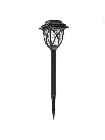 MARELIDA LED Solar Wegleuchte Laterne Gartenleuchte H: 44cm in schwarz