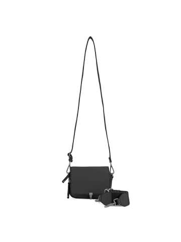 FREDs BRUDER Bestie Umhängetasche Leder 20 cm in black