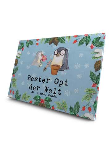 Mr. & Mrs. Panda Advents-Teekalender Pinguin Bester Opi der Welt... in Eisblau