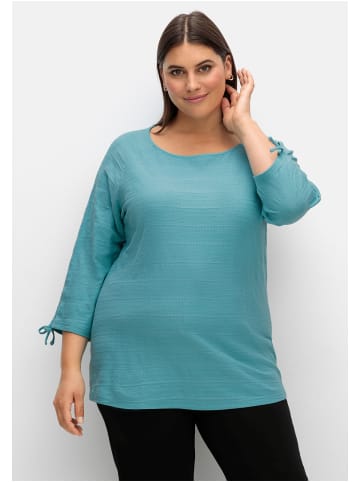 sheego Shirt in aqua