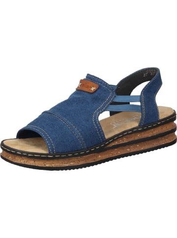 rieker Komfort-Sandalen in denim/cayenne