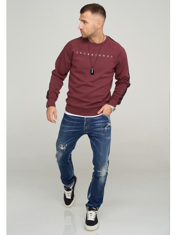 Jack & Jones Sweatshirt mit Logo - JORHARRISON SWEAT CREW NECK KA in Catawba Grape