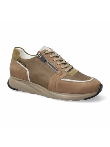 Mobils Sportlicher Schnürschuh in taupe
