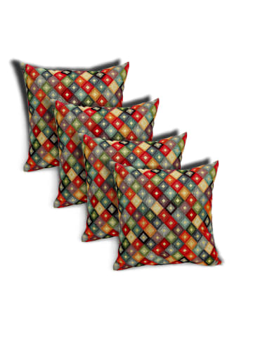 Linke Licardo Kissenhülle Goldpunkte 50x50 cm 4er-Set in bunt