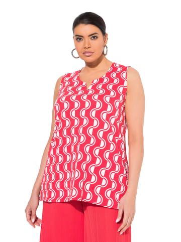 Ulla Popken Strick-Top in neon rot