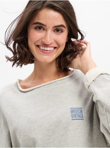 American Vintage Pullover Zofbay in hellgrau