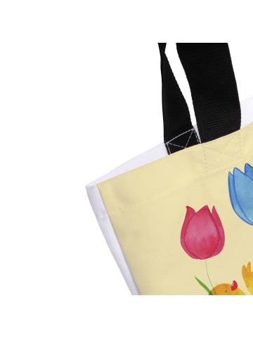 Mr. & Mrs. Panda Strandtasche Küken Parade ohne Spruch in Gelb Pastell