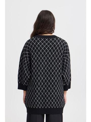 ICHI Strickpullover IHALVINO Loose fit in Black