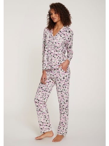 VIVANCE DREAMS Pyjama in bunt-gepunktet