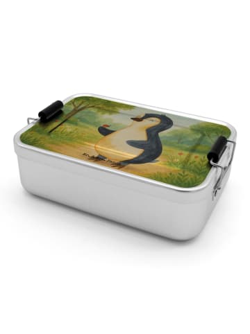 Mr. & Mrs. Panda Brotbox Pinguin Marienkäfer Design ohne Spruch in Weiß