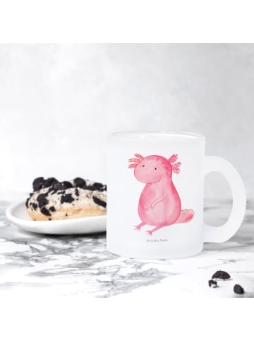 Mr. & Mrs. Panda Henkeltasse Axolotl Niedlich ohne Spruch in Transparent