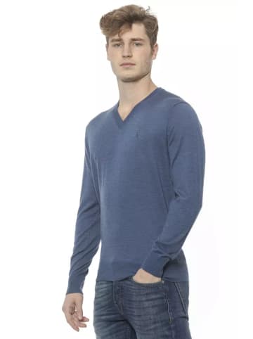 Billionaire Italian Couture Blau Kaschmir Pullover