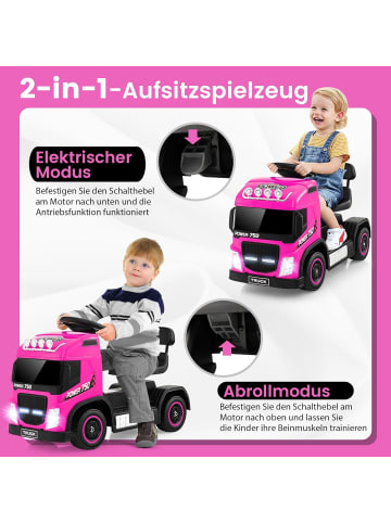 COSTWAY 6V Elektroauto ab 3 Jahren in Rosa