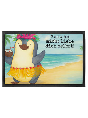 Mr. & Mrs. Panda abstreifer Pinguin Kokosnuss Design mit Spruch in Weiß