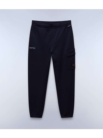 Napapijri Stoffhose "M-Badge Cargo Sum" in Blau