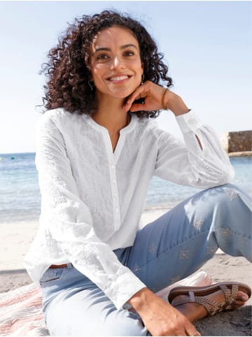 WITT WEIDEN Baumwollbluse in weiß