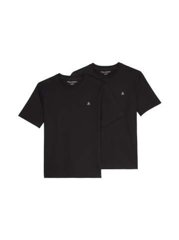 Marc O'Polo Doppelpack Rundhals-T-Shirts regular in 2er Pack/black
