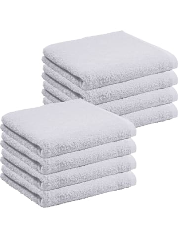 REDBEST Frottier Duschtuch 8er-Pack Oceanside in silber