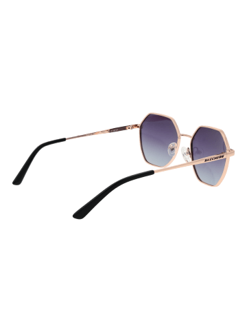 Skechers Frauen Sonnenbrillen Geometrisch Rose Gold