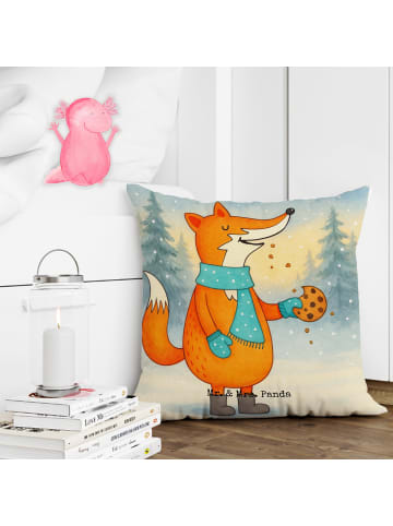 Mr. & Mrs. Panda Sofakissen Fuchs Keks Design ohne Spruch in Weiß