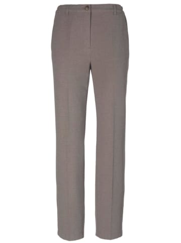 GOLDNER Flanellhose ANNA Angenehm weiche Flanell-Hose ANNA in taupe