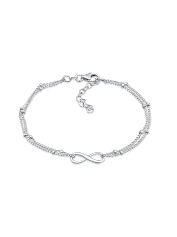 Elli Armband 925 Sterling Silber Infinity, Kugel in Silber