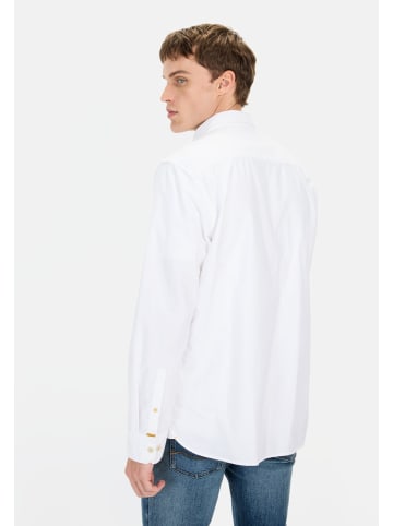 Camel Active Oxford Hemd aus zertifiziertem Organic Cotton in Weiß
