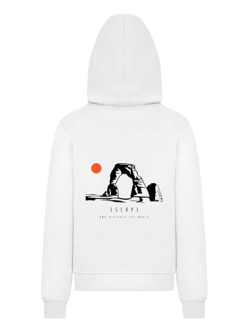 F4NT4STIC Hoodie Escape Discover the World Savannah in weiß