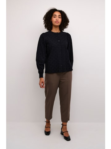 Kaffe Langarm-Bluse KAenya in Black Deep