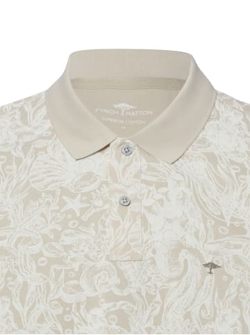 FYNCH-HATTON Shirt in kitt weiß - 0002