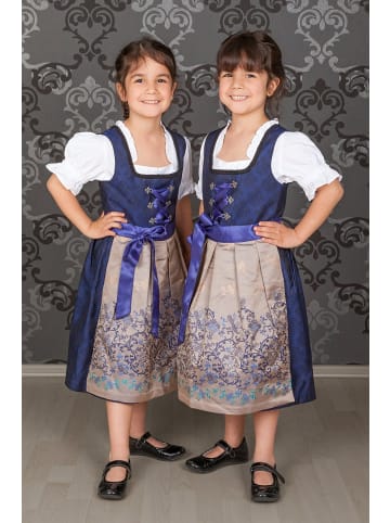 Edelnice Kinder Dirndl royalblau in blau