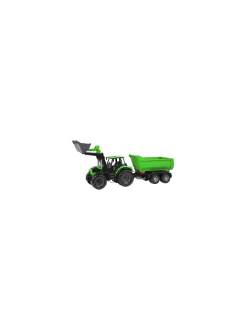LENA Spielfahrzeug Worxx Traktor Deutz-Fahr Agrotron 7250 TTV mit Anhänger, 3-14J