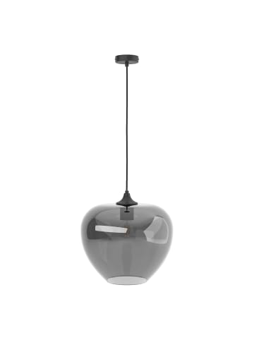 home24 Pendelleuchte ARA in Grau / Schwarz